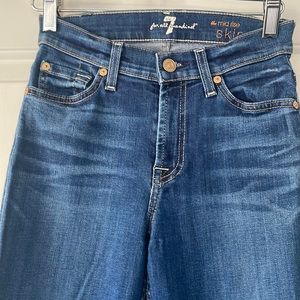 7 For all mankind ladies mid rise skinny jean